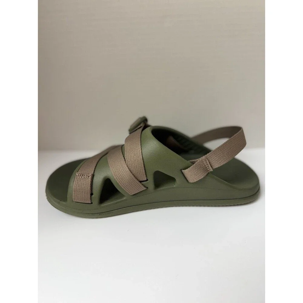 Chaco Chillos Sport Sandals Moss Green Men's 8 Adjustable Straps